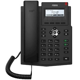 IP ტელეფონი Fanvil X1SG, IP Phone, PoE, 2 SIP, 3 Lines, Black